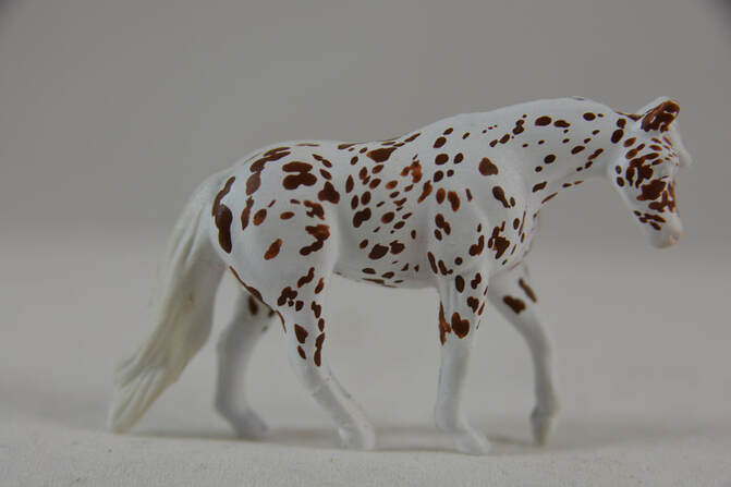 Closeout Animal Tracks Porcelain Miniature  Jungle Forest Horse Appaloosa #902 