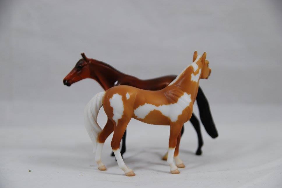 Breyer Peter Stone Johnny West horse custom TWO presentation halters and leads 